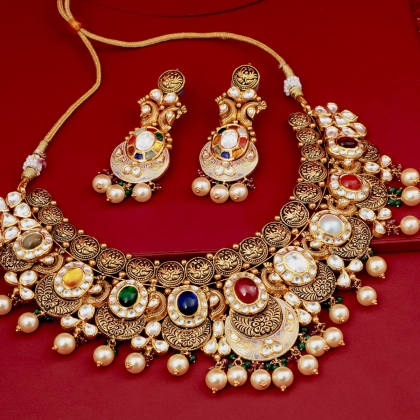 Latest jadau hot sale jewellery designs